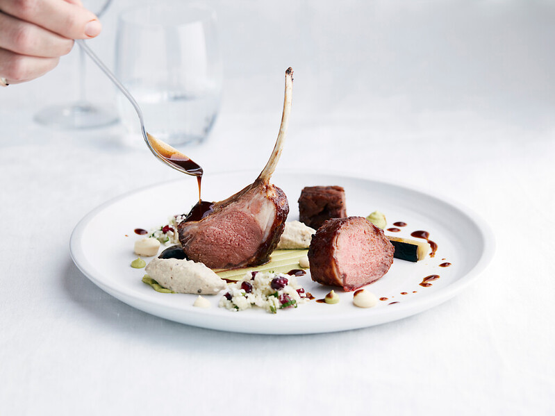 Fillet of lamb in Epicurean on Iona