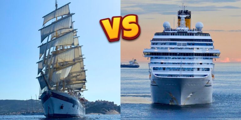 Star Clippers Vs Regular Cruise Ships