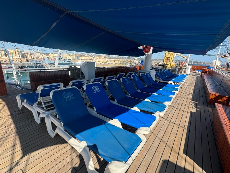 Star Clippers sun loungers