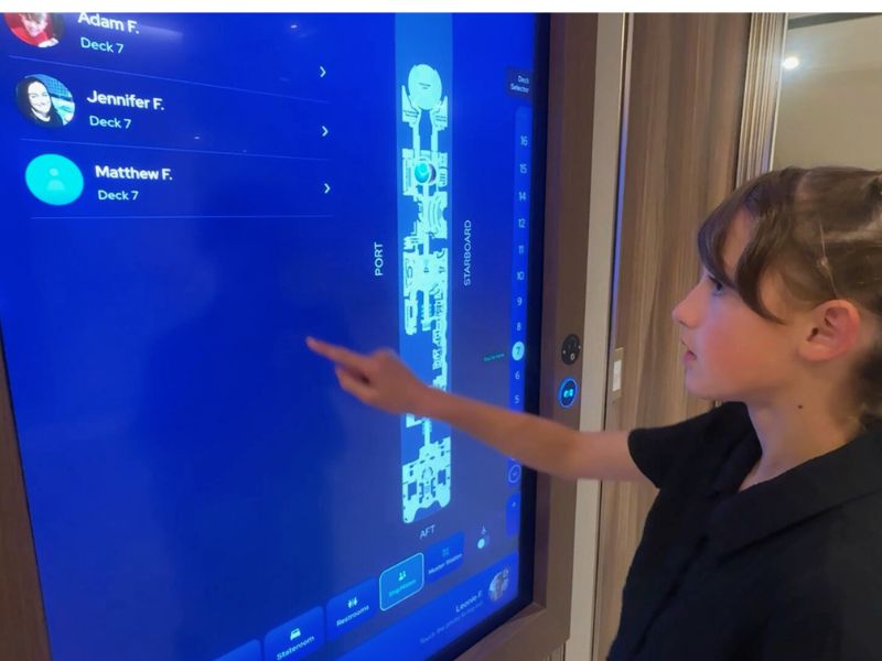 ship map on screen
