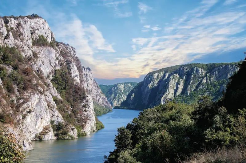 Iron Gates gorge on the Danube