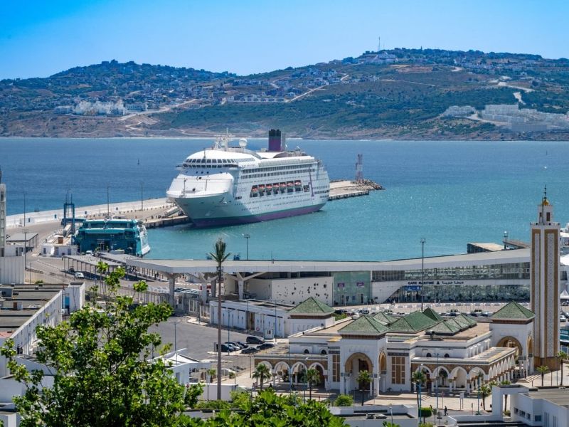Ambassador Cruise Line visiting Tangier, Morocco