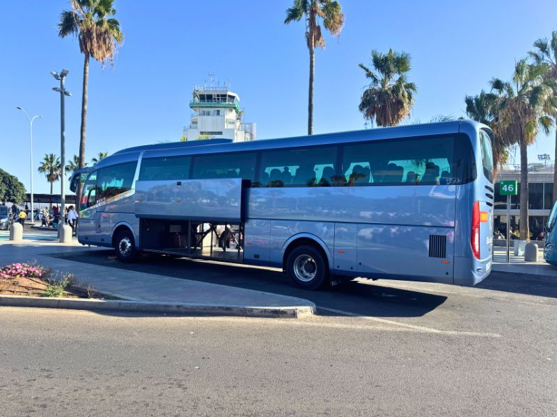 TUI cpach at Tenerife Airport