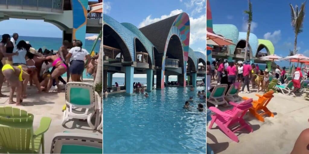 Brawl at Royal Beach Club Paradise Island