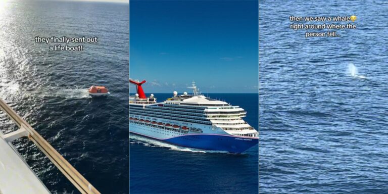 Overboard Carnival Radiance false alarm