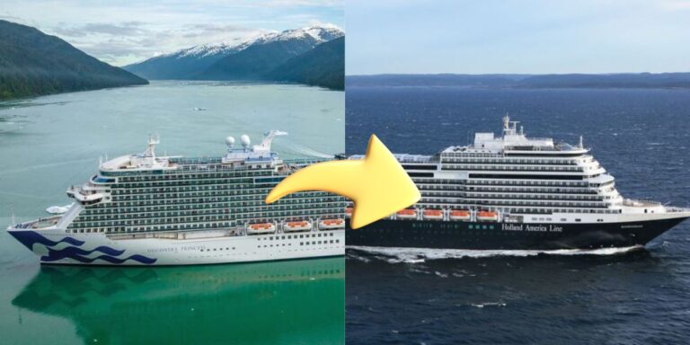 Discovery Princess and MS Koningsdam