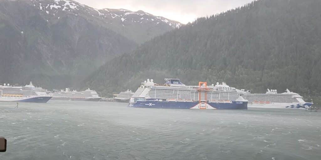 Celebrity Edge adrift off Juneau