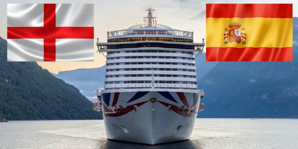 P&O Iona England v Spain