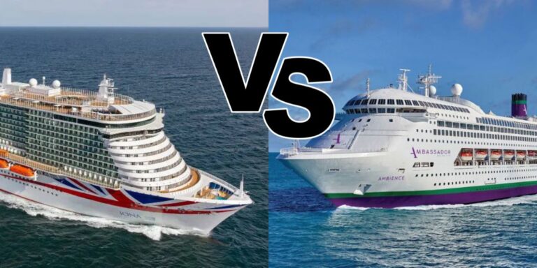 P&O Cruises Vs Ambassador Cruise Line