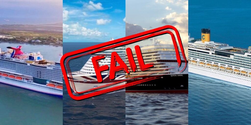 Carnival Corp Lines Fail Environmental Report