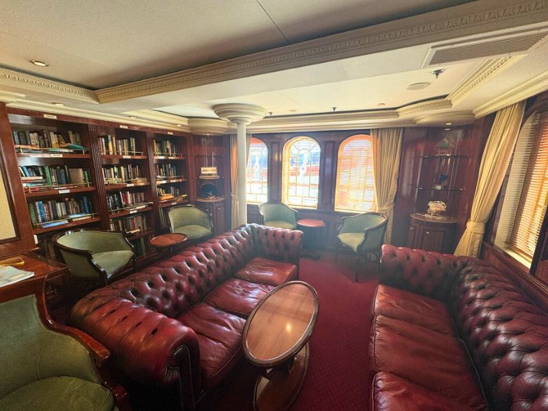 Library on Royal Clipper