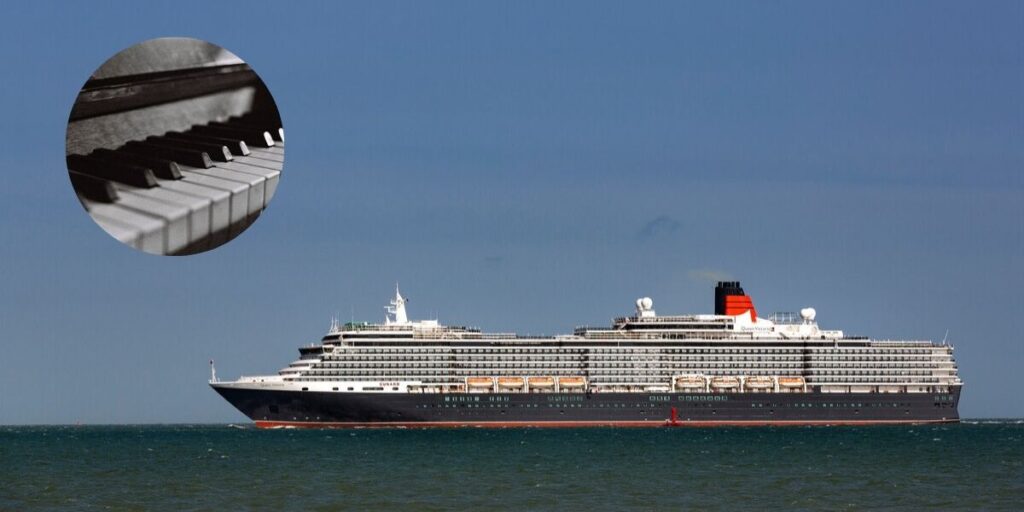 Cunard Queen Victoria Piano Jools Holland Jamie Cullum