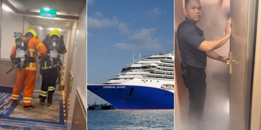Carnival Glory Balcony Fire