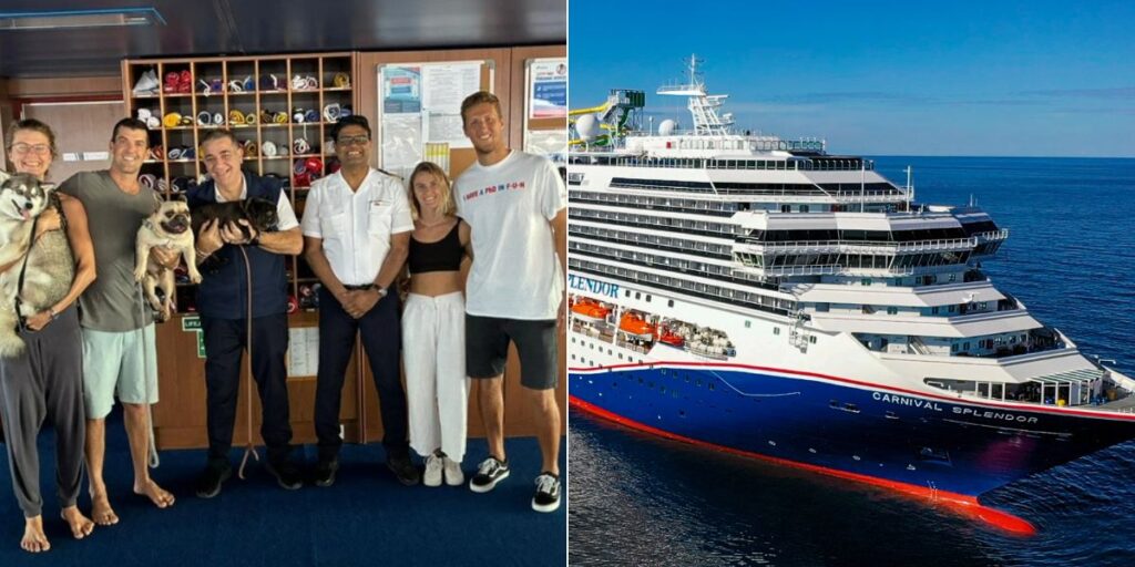 Carnival Splendor Sailor and Dog Rescue