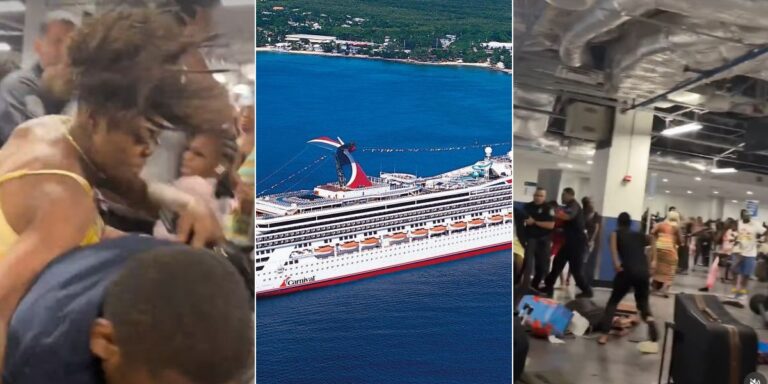 Carnival cruise port brawl