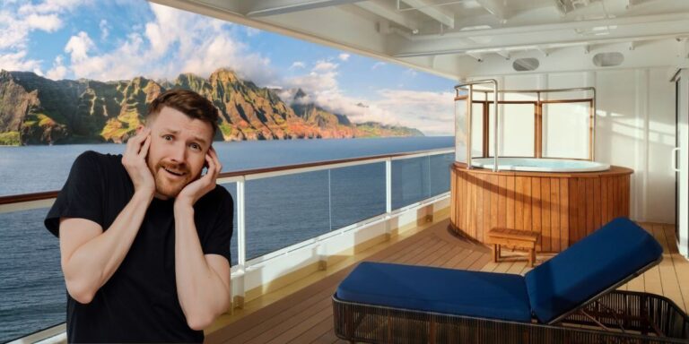 Things to never do on a cruise ship balcony