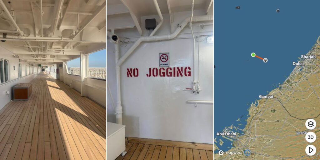 Cruise Mummy Celestyal jogging controversy
