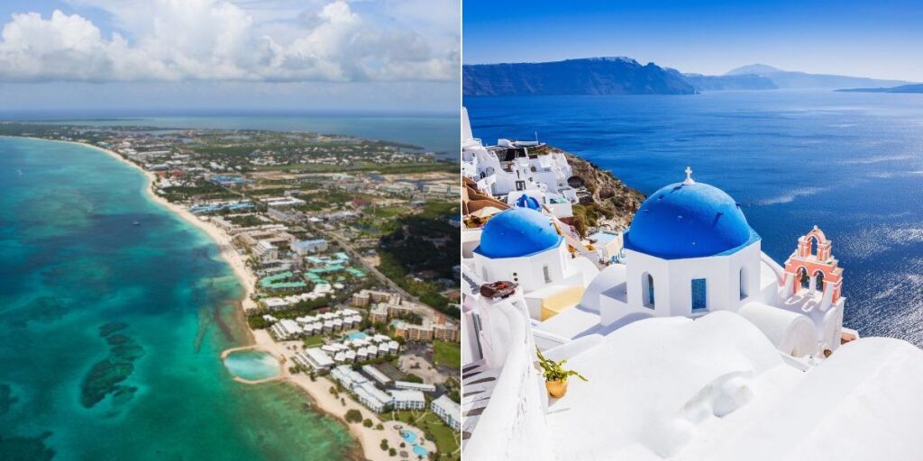 Cayman and Santorini earthquakes