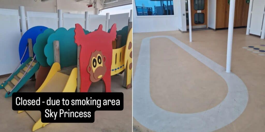 Princess play area closed
