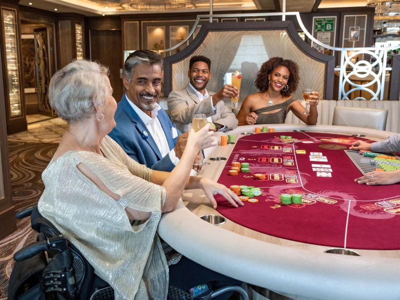 VIP Casino Table on Majestic Princess