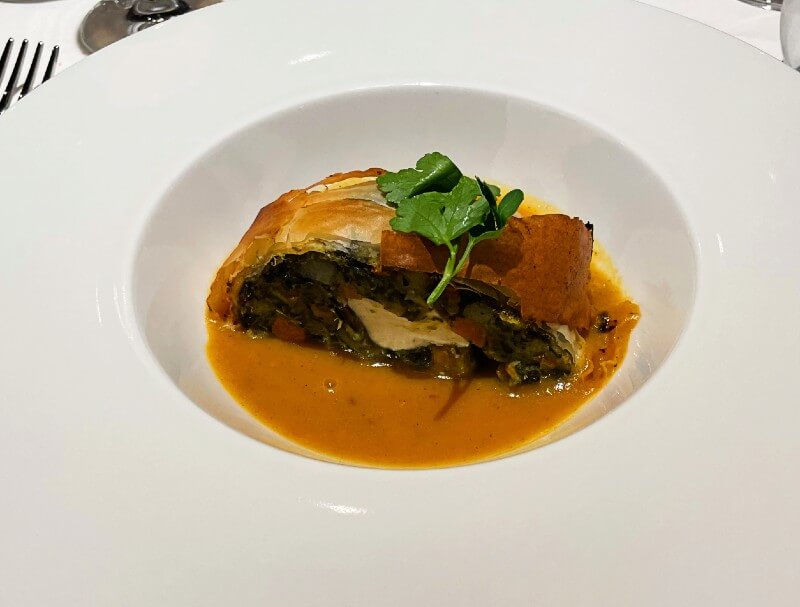 Vegetable strudel