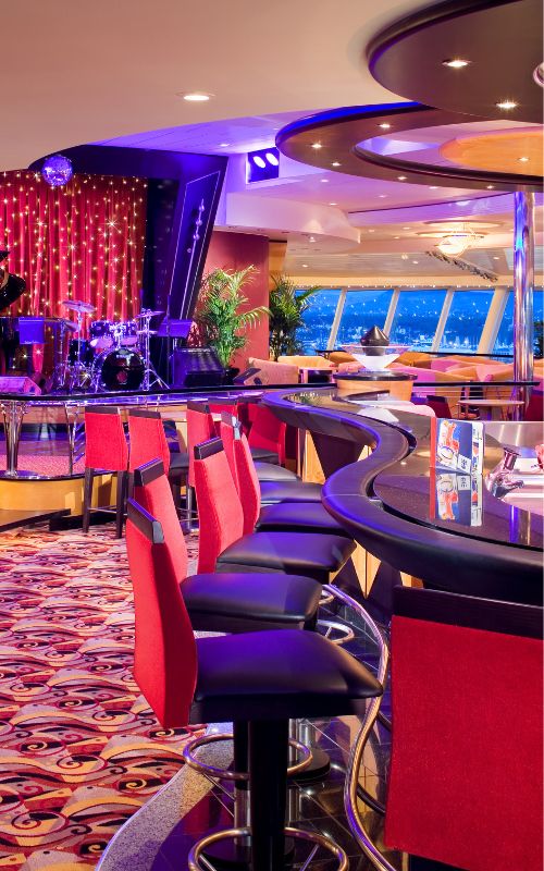 Bar table of Viking Crown Lounge