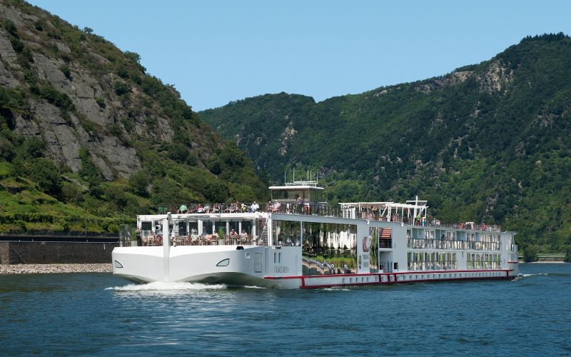 Viking ship on the Rhine