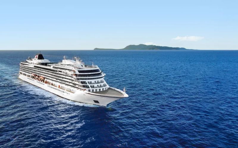 Viking vesta cruising the seas