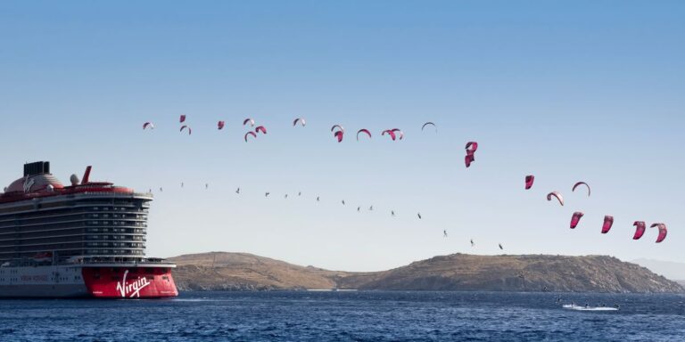 Virgin Voyages Kitesurfing Tom Bridge