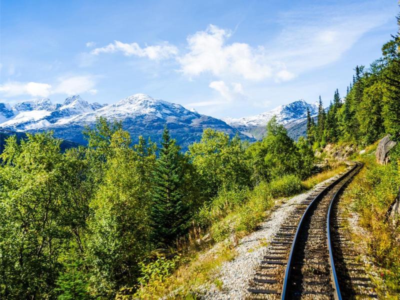 White Pass Summit by Rail and Bus