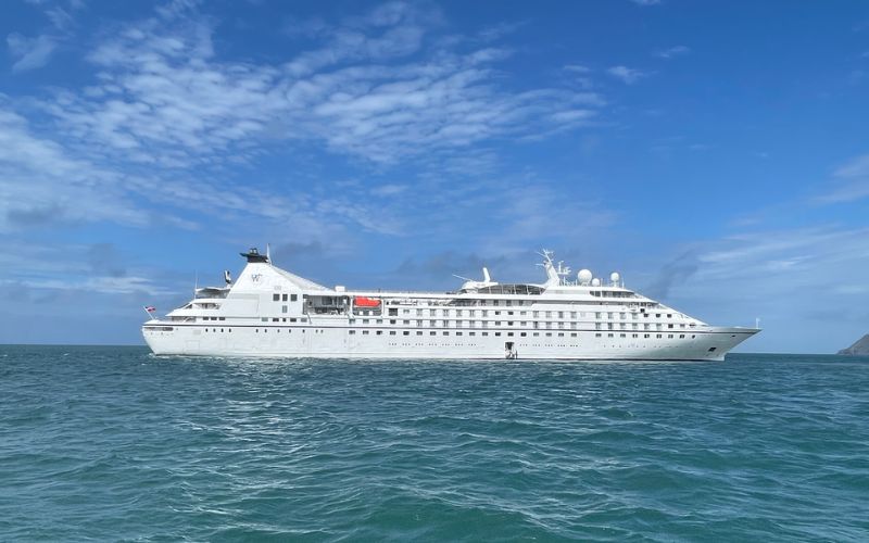 Wind star Star Legend cruise ship sailing the seas
