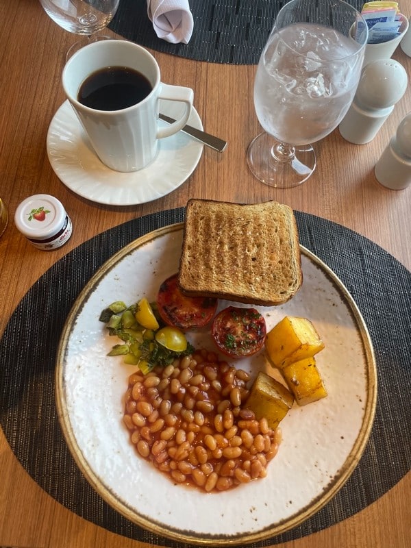 Windstar vegan breakfast