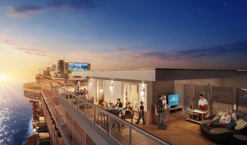Sky Suite on Enchanted Princess