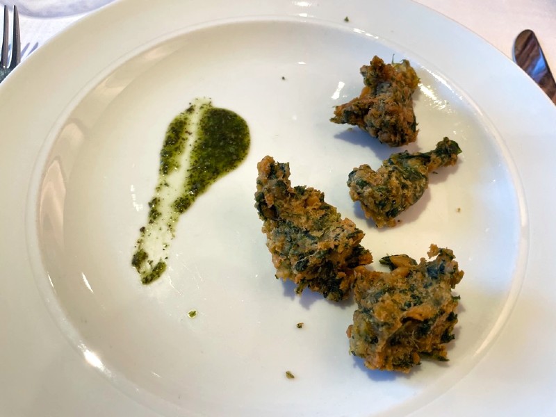 Multi-course dining on Ambience