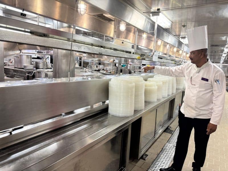 chef in galley