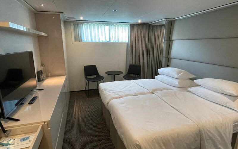 river cruise ship cabin