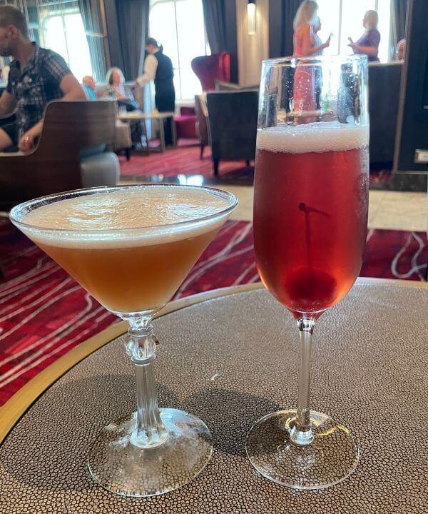 drinks on a cruise