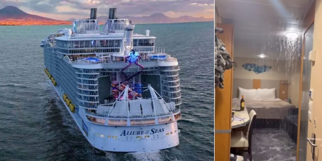 Allure of the Seas Cabin Leak