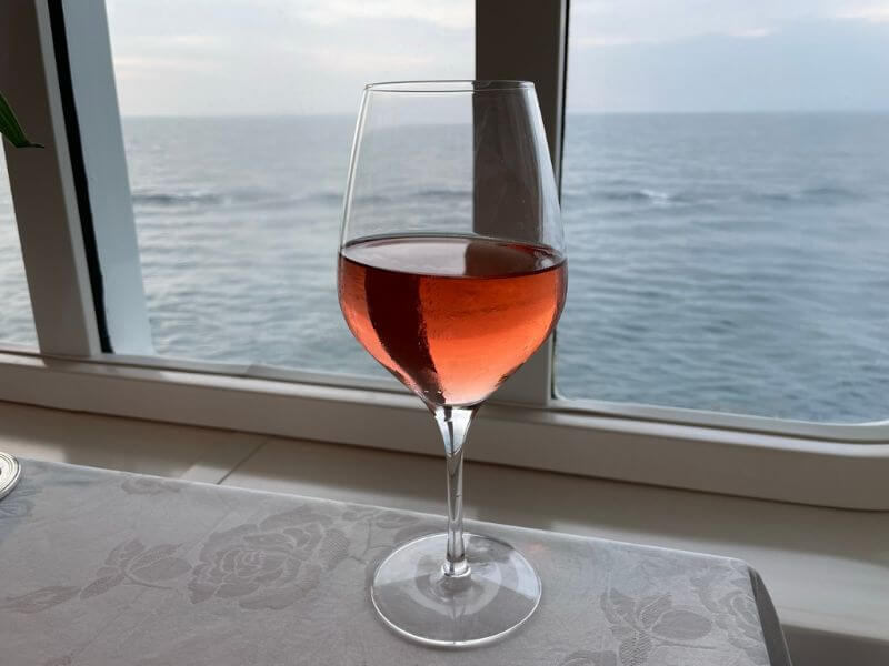 glass of wine