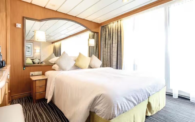 Inside a grand suite