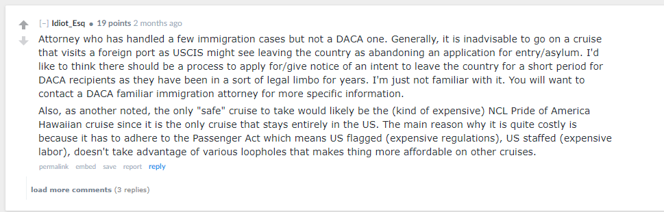 The only "safe" cruise to take would likely be the (kind of expensive) NCL Pride of America Hawaiian cruise since it is the only cruise that stays entirely in the US.