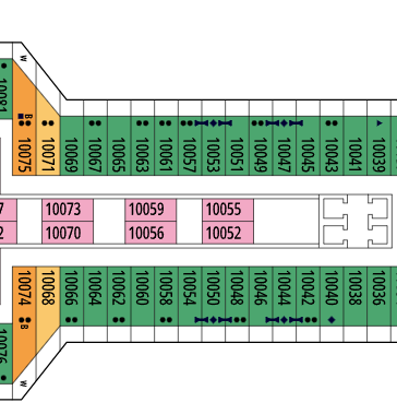 MSC Seaside deck plan