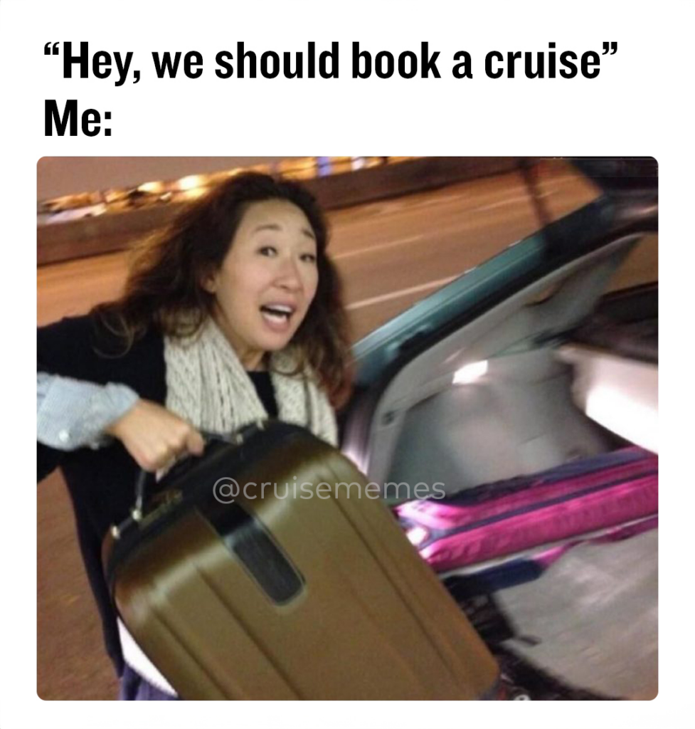 Meme about cruising