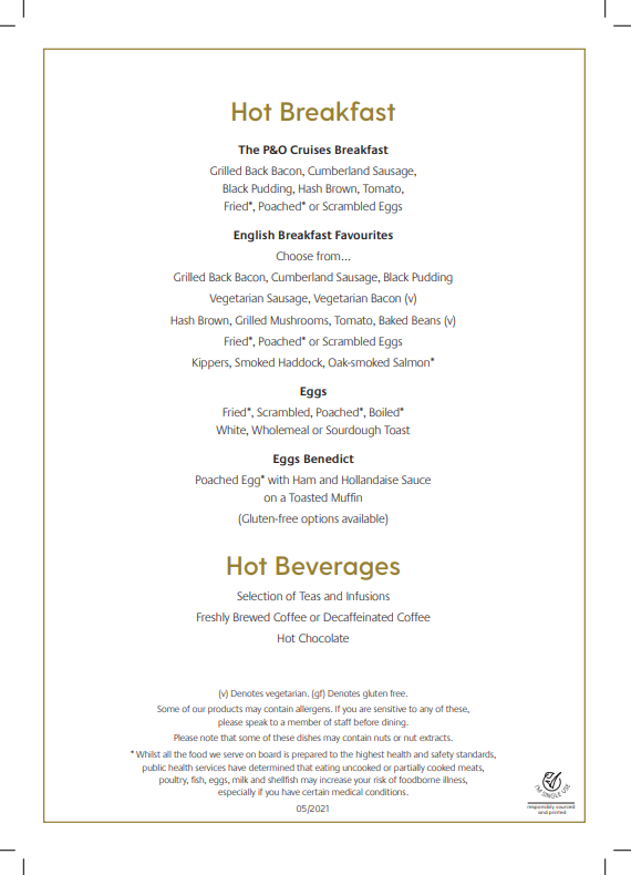 Breakfast Menu 2