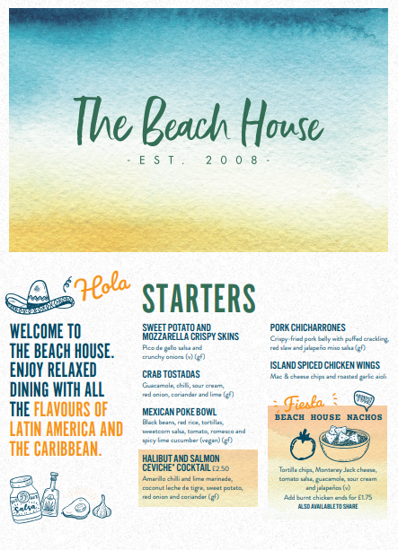 The Beach House - Starters