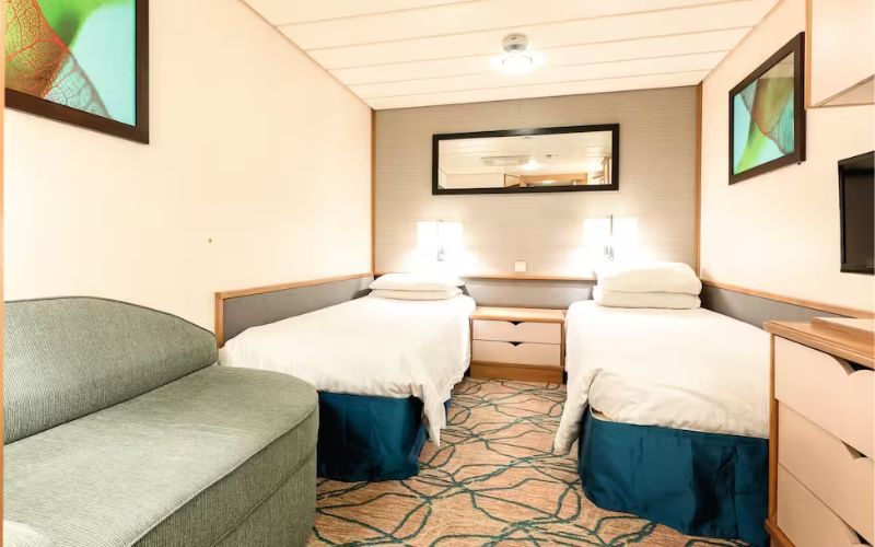 One of the inside cabins of Marella 2
