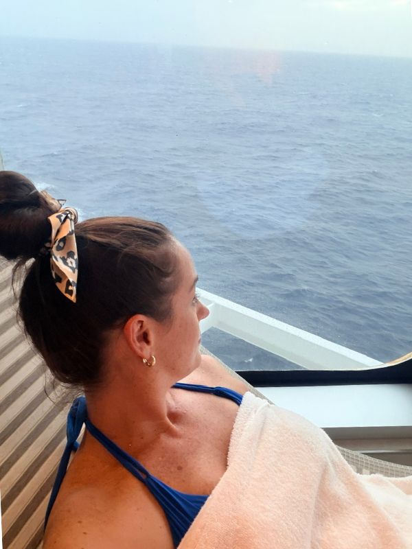 looking out to sea
