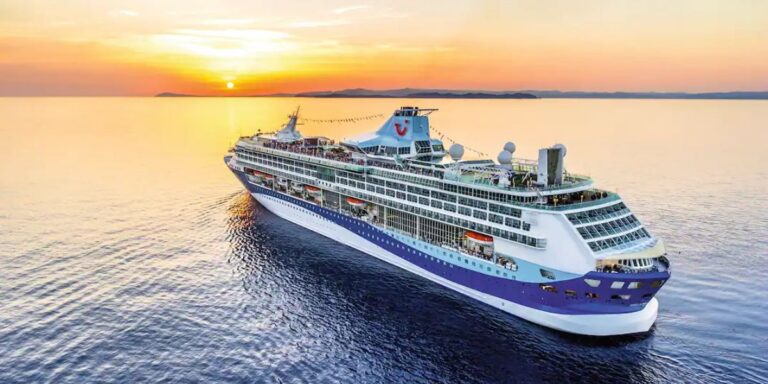 Marella cruise ship travelling the sea