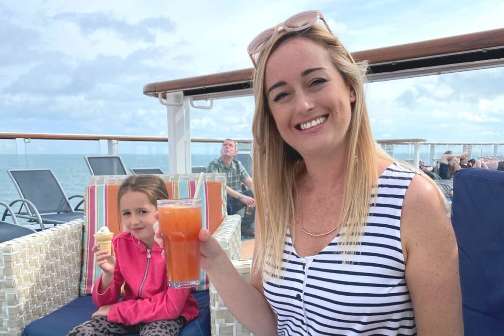 Cruise Mummy and her daughter on Royal Caribbean cruise