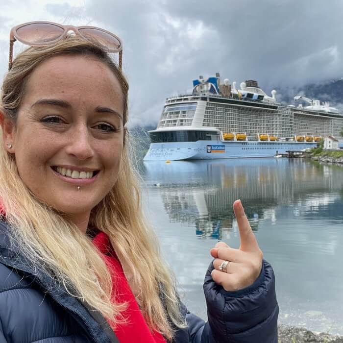 Jenni on a cruise to Norway